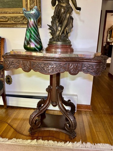 Antique victorian center hall - center,